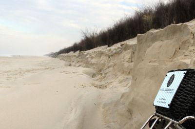 Die Insel Langeoog hat eine Fläche von rund 20 qkm, etwa 14 km Sandstrände und bis zu 20 m hohe Dünen